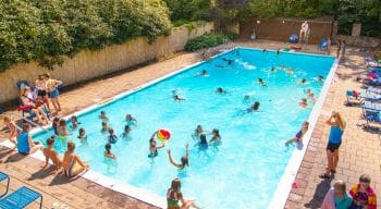 overhead view of the IGC pool