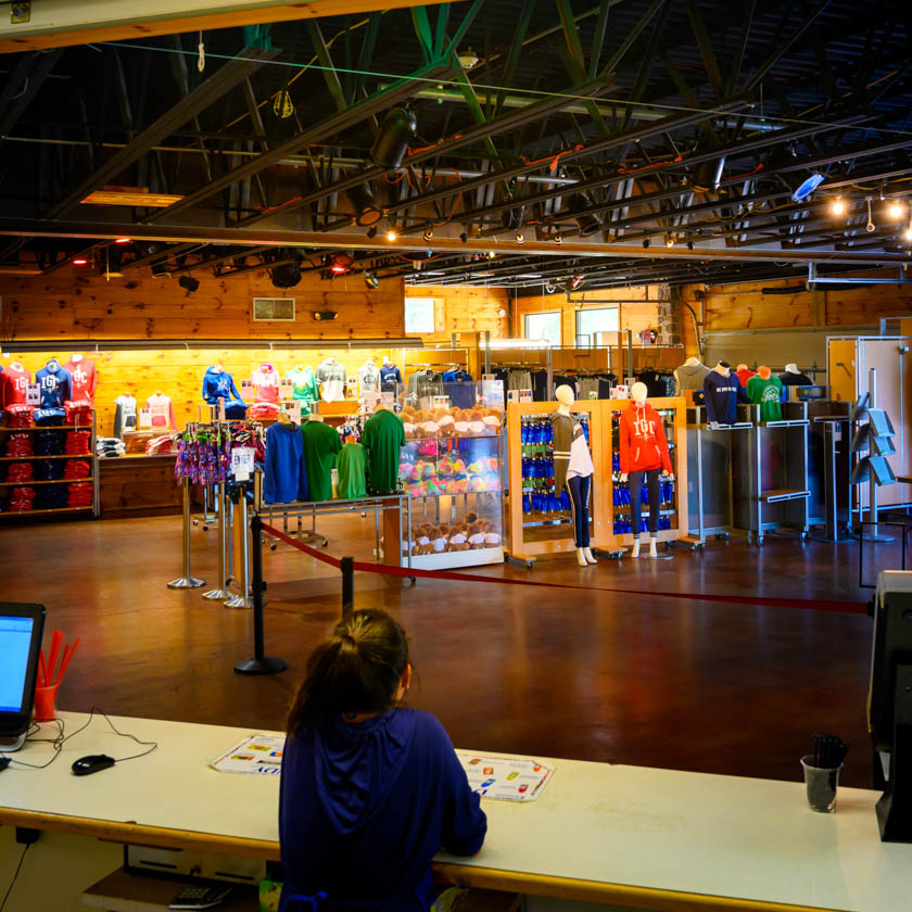 looking into the IGC canteen store
