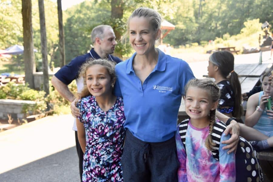 Maddy Curley with IGC Campers