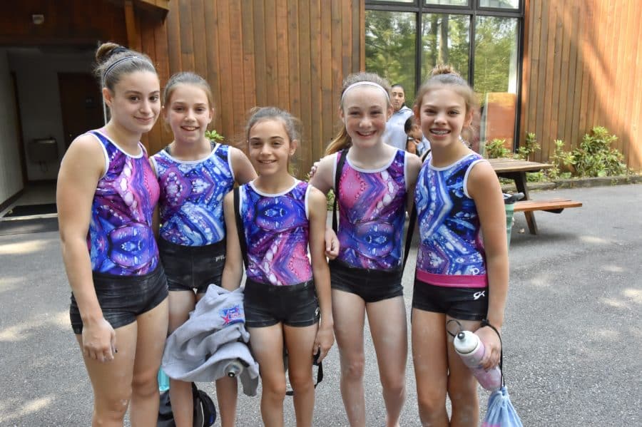 group of girls smiling